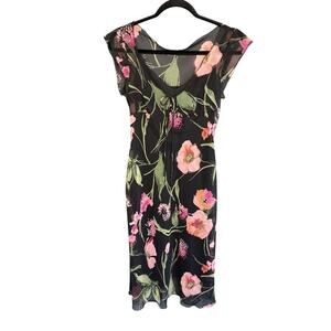 Rampage vintage Sheath Dress V-Neck Flutter Sleeveless